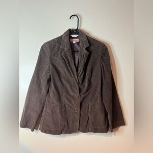 Vintage 70’s Foxmoor Chocolate Brown Corduroy Blazer EUC